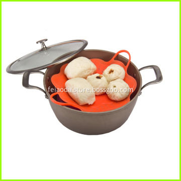 Heat Resistant BPA Free Silicone Steamer Basket
